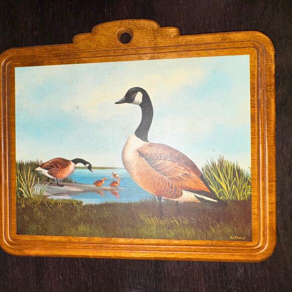 Vintage Duck Wall Plaques Set – Rustic Cabin Art – A.J. Rudisill - Picture 11 of 15